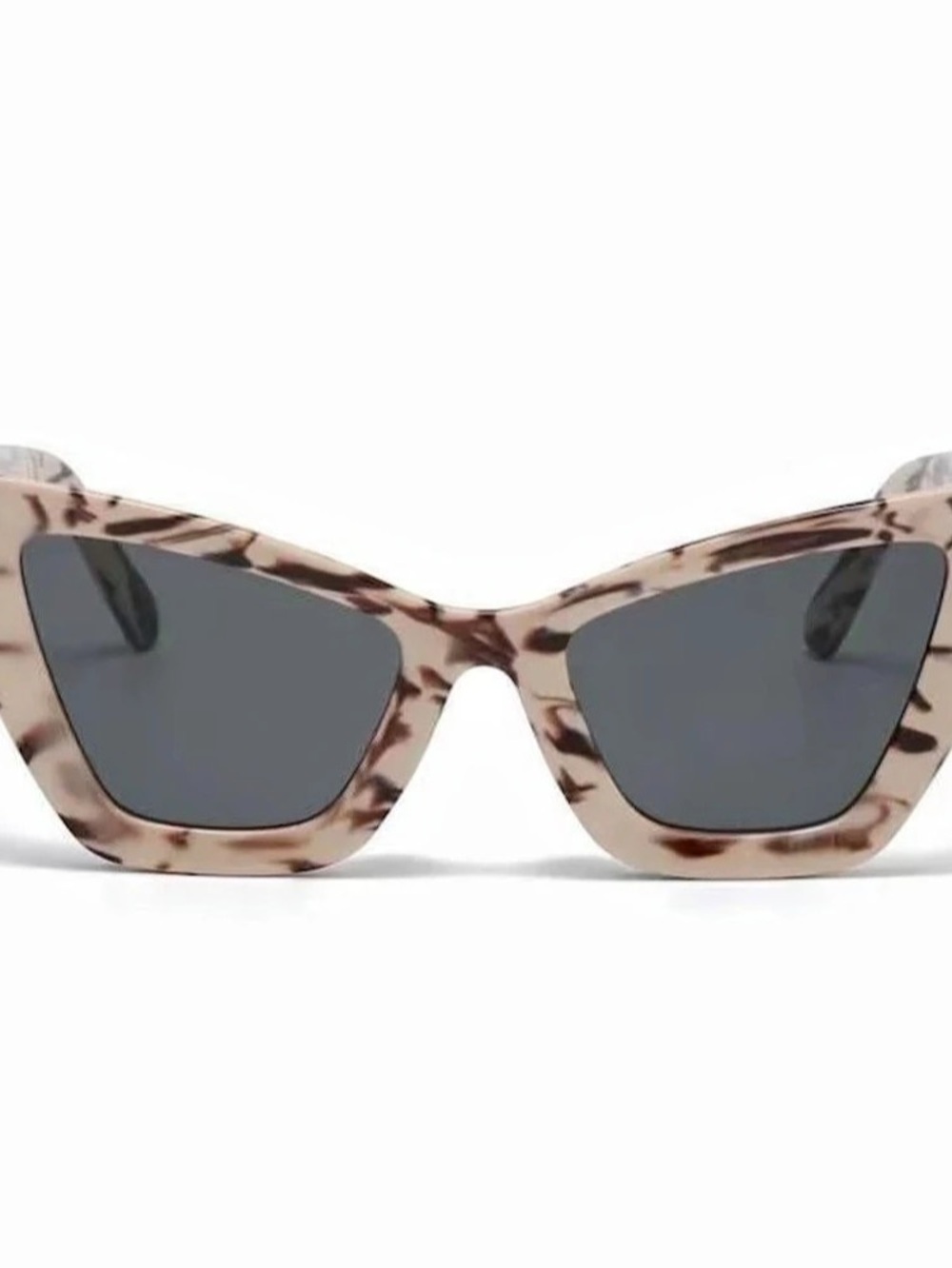 Katrina Lynn Cat Eye Sunglasses in Green & Purple Like New